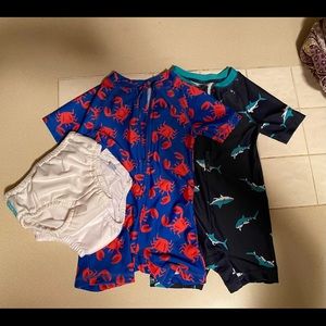 Old Navy Rashguard Romper 18-24 months